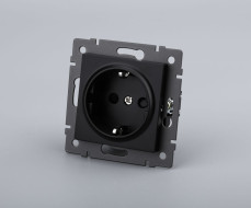 Механизм электрической розетки Arlight SCT-MEU1-PL-BK-V (250V, 16A) 049815