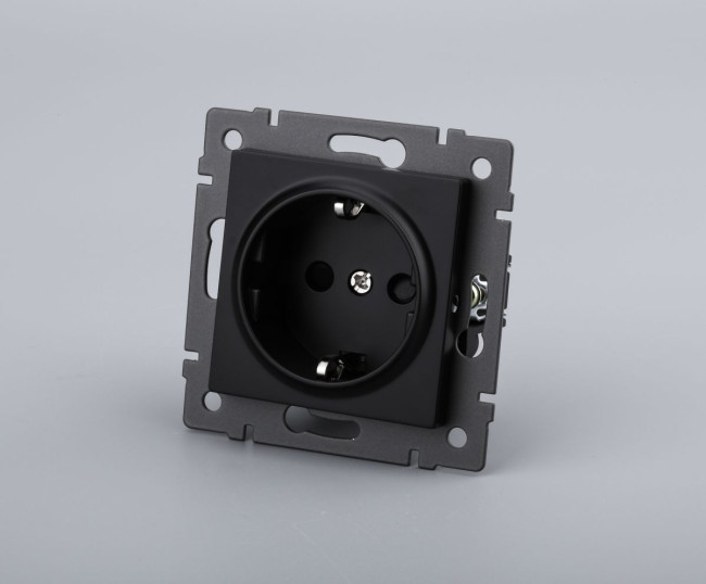 Механизм электрической розетки Arlight SCT-MEU1-PL-BK-V (250V, 16A) 049815 Механизм электрической розетки Arlight SCT-MEU1-PL-BK-V (250V, 16A) 049815