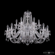 Подвесная люстра Bohemia Ivele Crystal 1402/12+6/300/2d Ni Подвесная люстра Bohemia Ivele Crystal 1402/12+6/300/2d Ni
