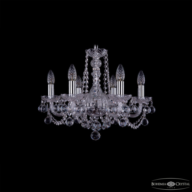 Подвесная люстра Bohemia Ivele Crystal 1402/6/160 Ni Balls