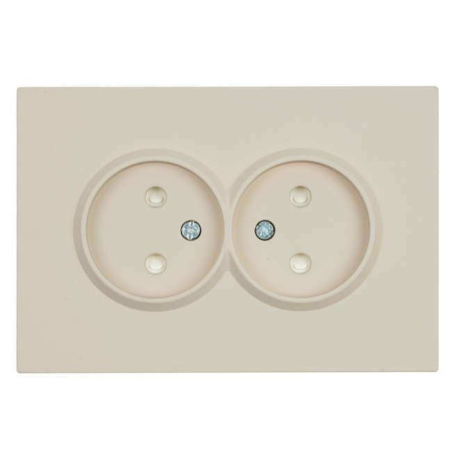 Розетка 2-местная с защитной шторкой Stekker Эмили б/з 250В 16А RST16-5116-08 кашемир soft touch 49903 Розетка 2-местная с защитной шторкой Stekker Эмили б/з 250В 16А RST16-5116-08 кашемир soft touch 49903