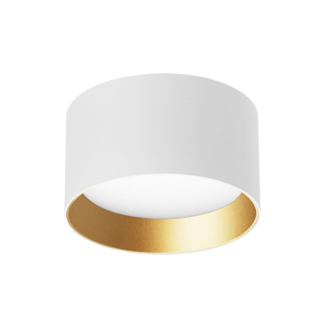 Накладной светильник Arlight SP-BISCOTTO-R140-15W Warm3300-MIX (WH-GD, 80 deg, 230V) 054915 Накладной светильник Arlight SP-BISCOTTO-R140-15W Warm3300-MIX (WH-GD, 80 deg, 230V) 054915