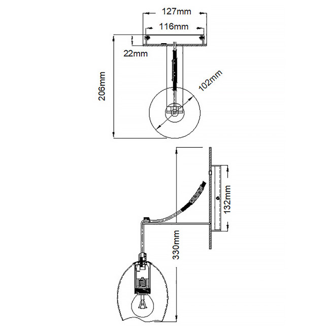 Бра Hinkley Nula QN-NULA1 Бра Hinkley Nula QN-NULA1