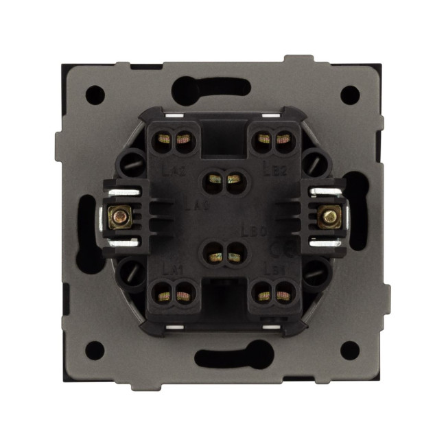 Механизм выключателя одноклавишный перекрёстный Arlight SWT-TENDO-MKX1-SFPL-GR (230V, 10A) 054573 Механизм выключателя одноклавишный перекрёстный Arlight SWT-TENDO-MKX1-SFPL-GR (230V, 10A) 054573
