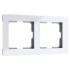 Рамка на 2 поста Werkel Acrylic белый 4690389184840 W0022701 Рамка на 2 поста Werkel Acrylic белый 4690389184840 W0022701