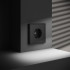 Розетка со шторками Voltum S70 VLS040208 (черный матовый) Розетка со шторками Voltum S70 VLS040208 (черный матовый)