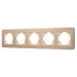 Рамка на 5 постов алюминиевая Arlight FRM-AKIRY-AL-5-GD 049736
