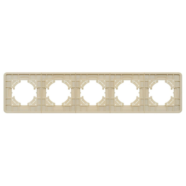Рамка на 5 постов алюминиевая Arlight FRM-AKIRY-AL-5-GD 049736