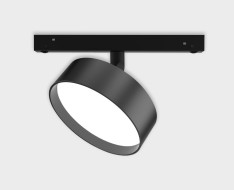 Трековый магнитный светильник Italline Atom IT012-5028 black 3000K Трековый магнитный светильник Italline Atom IT012-5028 black 3000K