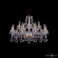 Подвесная люстра Bohemia Ivele Crystal 1413/10+5/300 G Balls