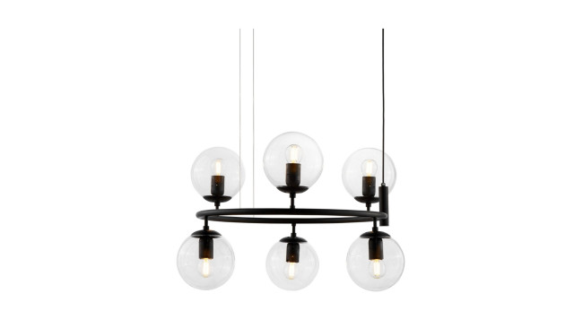 Подвесная люстра Lumina Deco Ceredo LDP 6034-6 RND BK