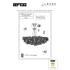 Подвесная люстра iLamp Savage 7004-L1600 GD Подвесная люстра iLamp Savage 7004-L1600 GD