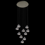 Каскадная люстра DeLight Collection Mizu OM8201015-10 chrome Каскадная люстра DeLight Collection Mizu OM8201015-10 chrome