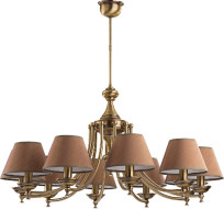 Люстра на штанге Kutek San Marino Lampshade SAN-ZW-10(P/A)CR Люстра на штанге Kutek San Marino Lampshade SAN-ZW-10(P/A)CR