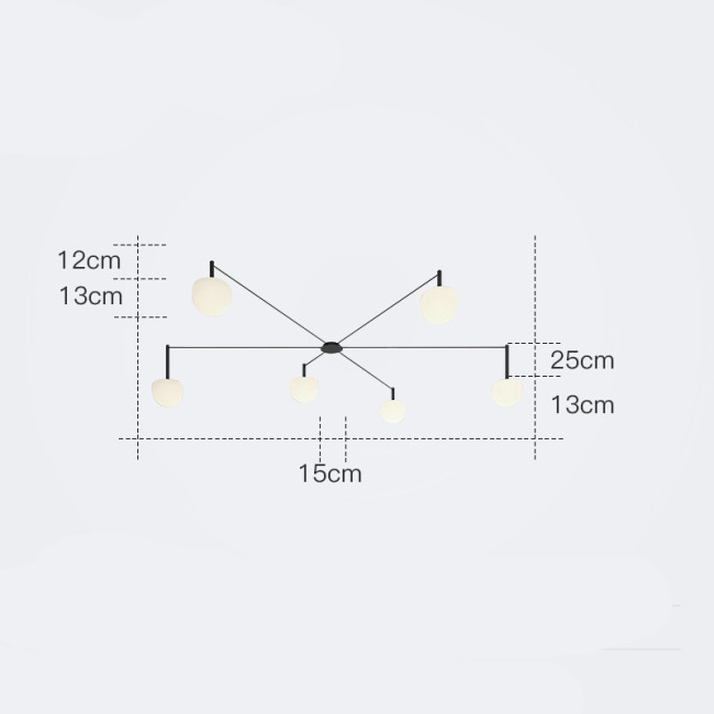 Потолочная люстра ImperiumLoft Rangel 167197-26 Потолочная люстра ImperiumLoft Rangel 167197-26