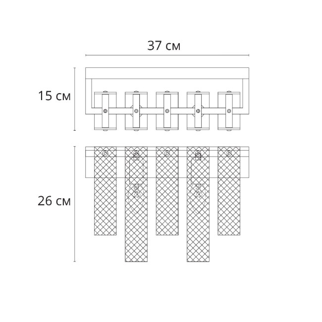 Настенный светильник Arte Lamp Denebola A4074AP-2CC Настенный светильник Arte Lamp Denebola A4074AP-2CC