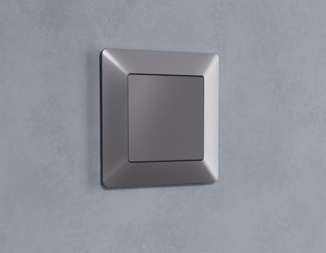 Рамка одноместная Ambrella Volt Line AF110501