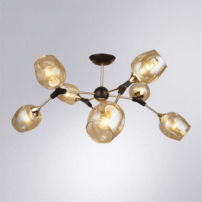 Люстра на штанге Arte Lamp Seppia A4211PL-8BK Люстра на штанге Arte Lamp Seppia A4211PL-8BK
