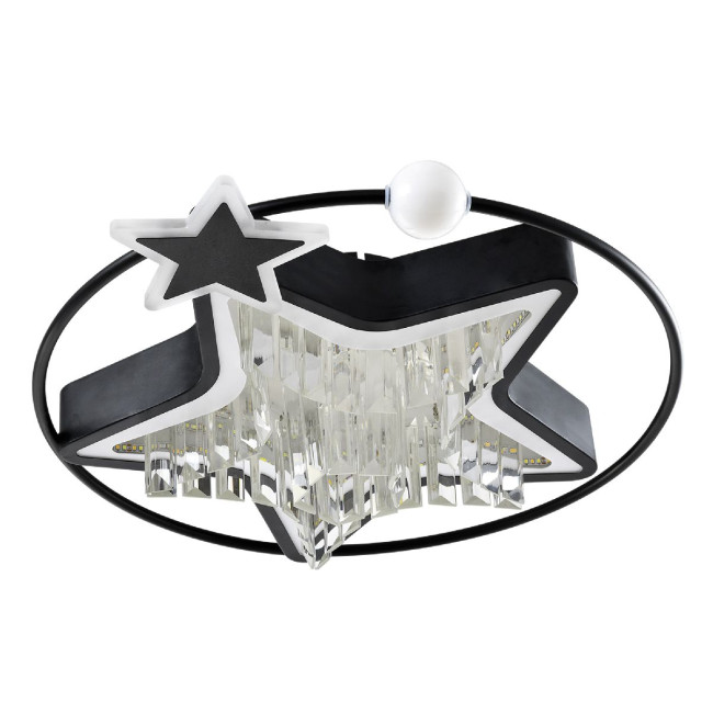 Потолочный светильник LED4U L8025-450 BK Потолочный светильник LED4U L8025-450 BK