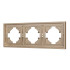 Рамка пластиковая на 3 поста Arlight FRM-TENDO-PL-3-GD 053846
