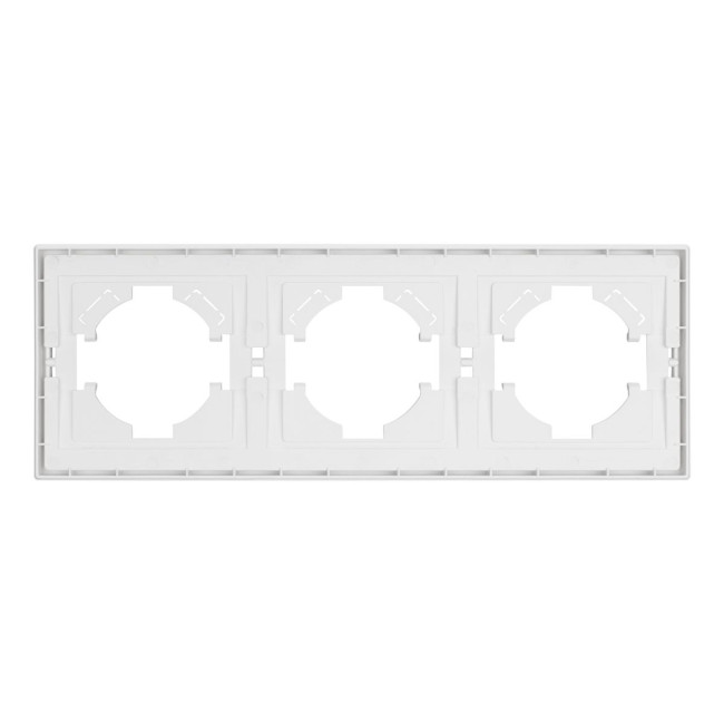 Рамка пластиковая на 3 поста Arlight FRM-TENDO-PL-3-GD 053846