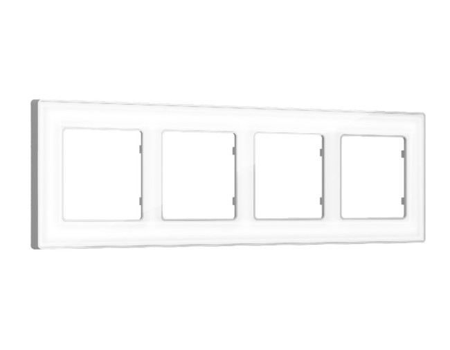 Рамка четырехместная Ambrella Volt Arctic AF580134 Рамка четырехместная Ambrella Volt Arctic AF580134