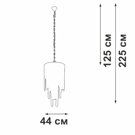 Подвесная люстра Vitaluce V5885-9/10 Подвесная люстра Vitaluce V5885-9/10