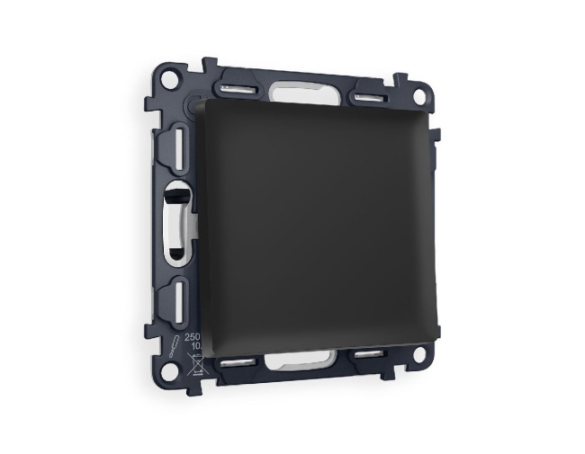 Комплект механизма 1-кл выключателя Ambrella Volt Alfa MA801010 Комплект механизма 1-кл выключателя Ambrella Volt Alfa MA801010