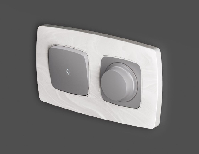 Лицевая панель для светорегулятора универсального Ambrella Volt Omega OP5055 Лицевая панель для светорегулятора универсального Ambrella Volt Omega OP5055