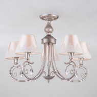 Потолочная люстра Eurosvet Incanto 60069/5 серебро Потолочная люстра Eurosvet Incanto 60069/5 серебро