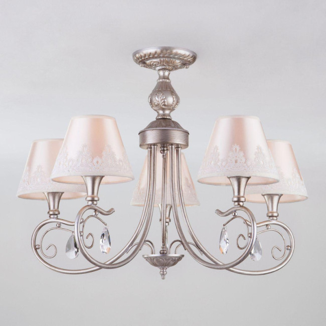 Потолочная люстра Eurosvet Incanto 60069/5 серебро Потолочная люстра Eurosvet Incanto 60069/5 серебро