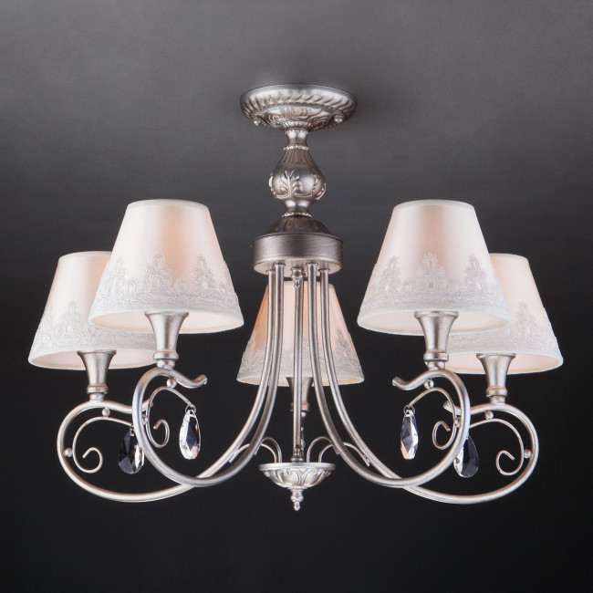 Потолочная люстра Eurosvet Incanto 60069/5 серебро Потолочная люстра Eurosvet Incanto 60069/5 серебро