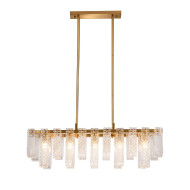 Люстра на штанге Indigo Brina 12027/10PL Brass V000367 Люстра на штанге Indigo Brina 12027/10PL Brass V000367