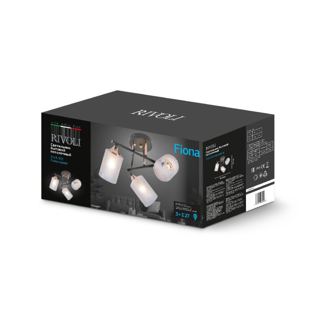 Потолочная люстра Rivoli Fiona 3163-303 Б0059259 Потолочная люстра Rivoli Fiona 3163-303 Б0059259