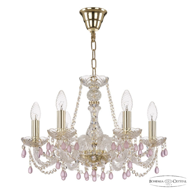 Подвесная люстра Bohemia Ivele Crystal 112/6/165 G V7010 Подвесная люстра Bohemia Ivele Crystal 112/6/165 G V7010