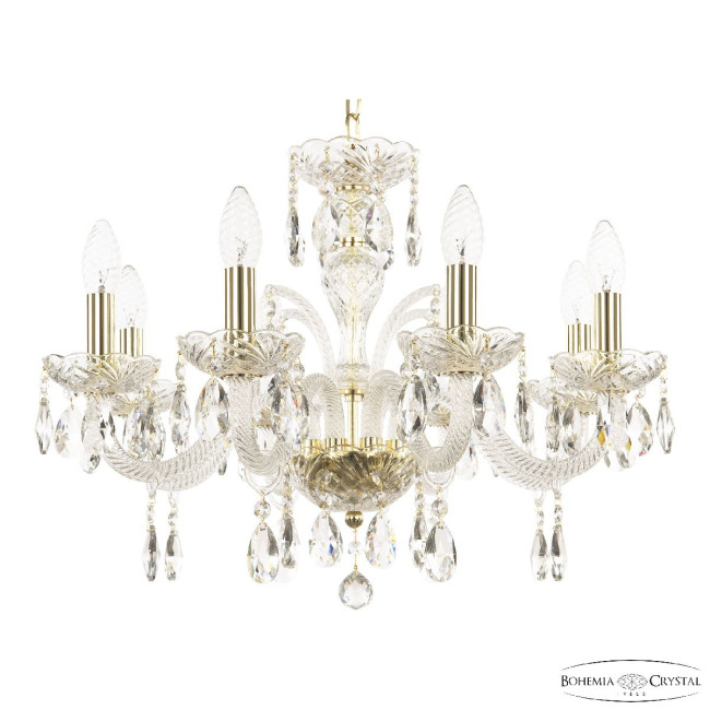 Подвесная люстра Bohemia Ivele Crystal 118/8/195 G Подвесная люстра Bohemia Ivele Crystal 118/8/195 G