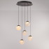Подвесной светильник MD25030003-5A matt black/clear Подвесной светильник MD25030003-5A matt black/clear