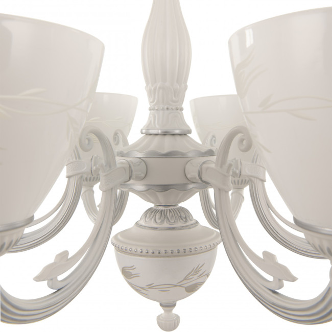 Подвесная люстра Arte Milano 343659/6 WT+SL Подвесная люстра Arte Milano 343659/6 WT+SL