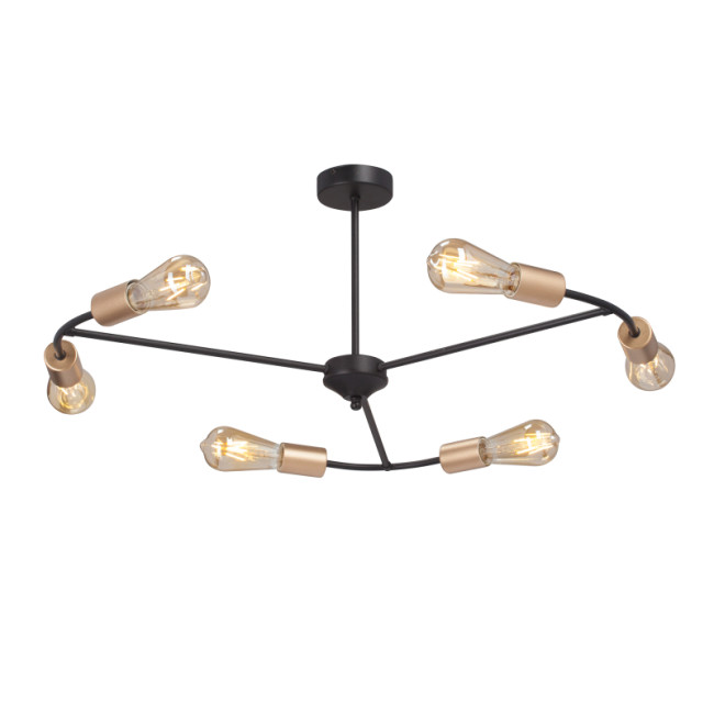 Люстра на штанге Vitaluce V3025-1/6PL Люстра на штанге Vitaluce V3025-1/6PL