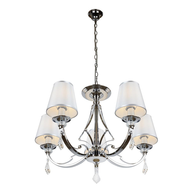 Подвесная люстра iLamp Amadea RM5220/5CR Подвесная люстра iLamp Amadea RM5220/5CR