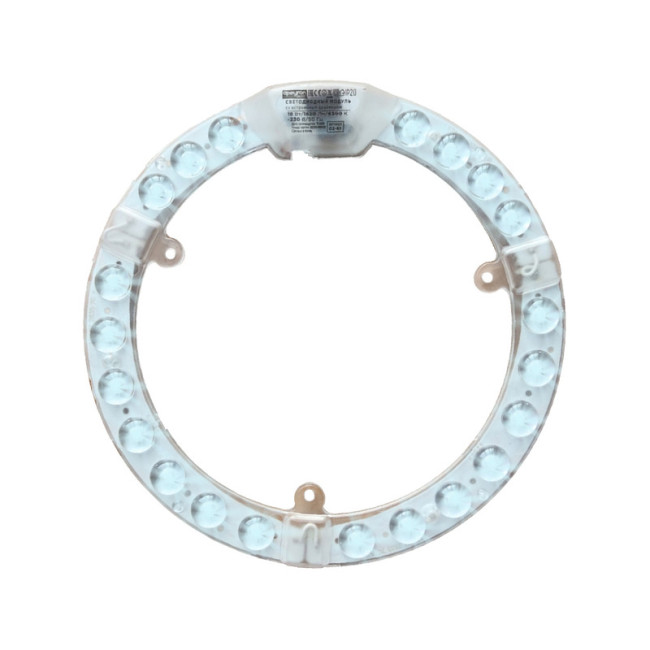 Светодиодный модуль со встроенным драйвером Apeyron 230В 2835 18Вт 1620 лм 6500К 02-61 Светодиодный модуль со встроенным драйвером Apeyron 230В 2835 18Вт 1620 лм 6500К 02-61