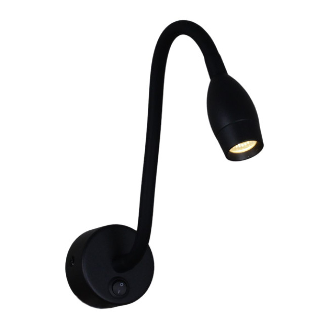 Гибкое бра Reluce 86200-9.2-001MN LED3W BK Гибкое бра Reluce 86200-9.2-001MN LED3W BK