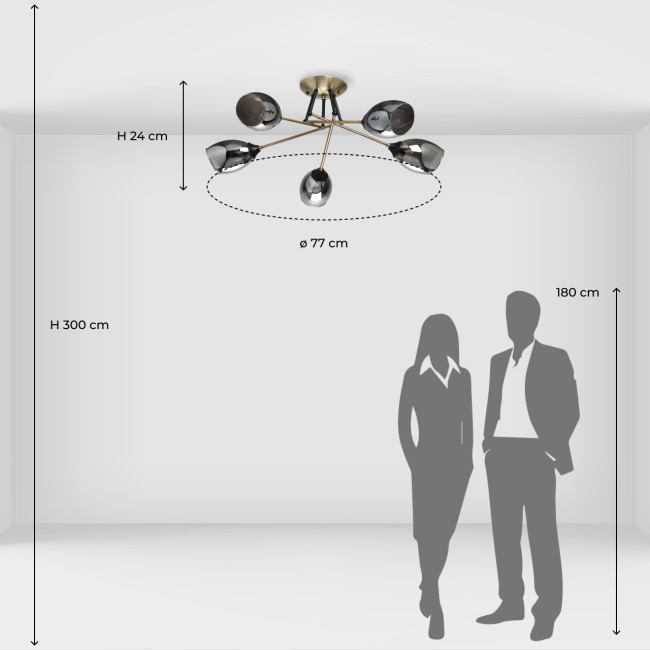Потолочная люстра De Markt Вита 220014005 Потолочная люстра De Markt Вита 220014005