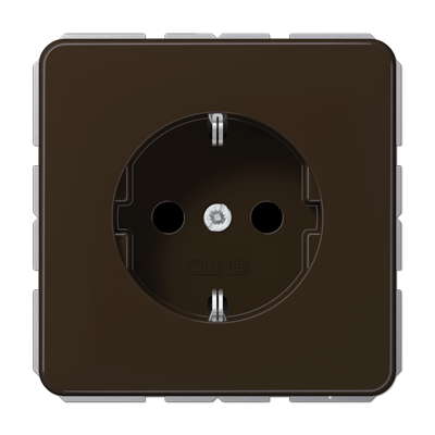 Розетка штепсельная Schuko Jung CD1520BFBR Розетка штепсельная Schuko Jung CD1520BFBR