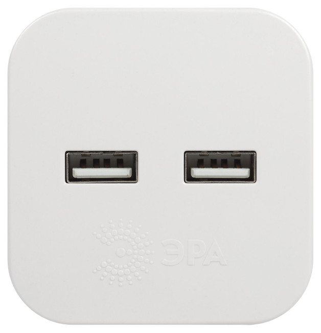 Разветвитель электрический Эра SP-2-USB-W Б0049531 Разветвитель электрический Эра SP-2-USB-W Б0049531