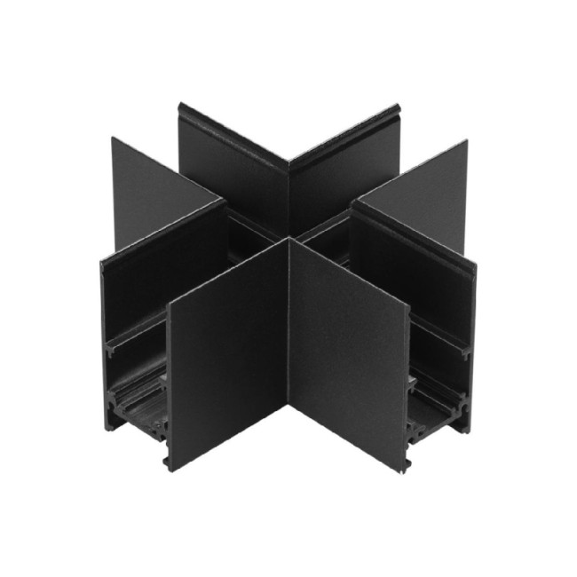 Соединитель X-образный для низковольтного шинопровода Novotech Flum 135172 Соединитель X-образный для низковольтного шинопровода Novotech Flum 135172