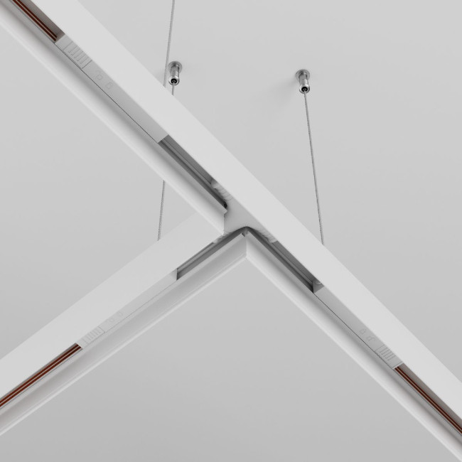 Коннектор питания Т-образный Maytoni Magnetic track system Exility TRA034CWT-42W
