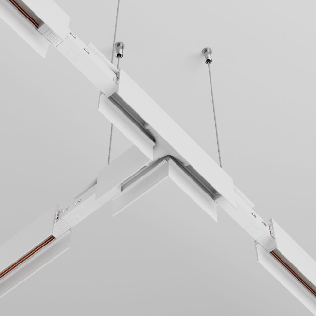 Коннектор питания Т-образный Maytoni Magnetic track system Exility TRA034CWT-42W