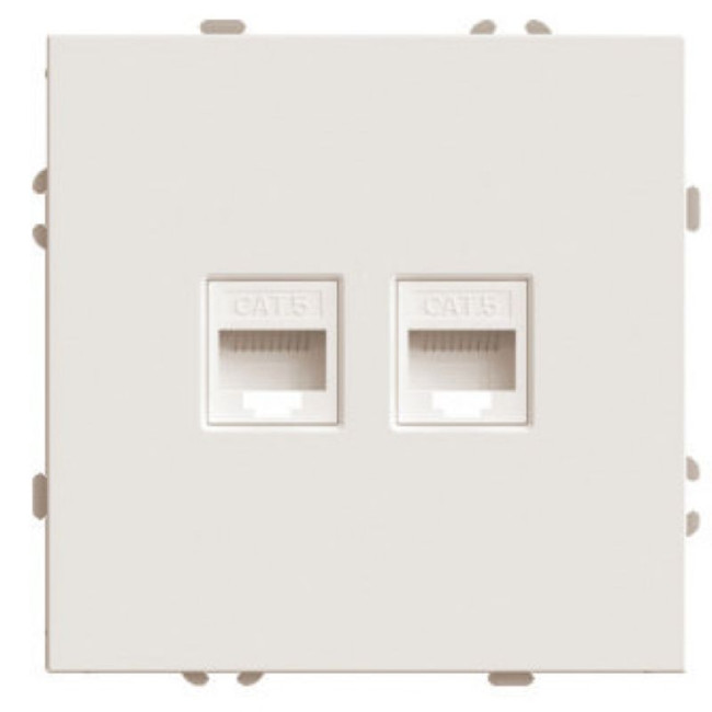 Розетка компьютерная 2-местная RJ-45 (механизм) Stekker Эмили RST00-5111-08 кашемир soft touch 49900 Розетка компьютерная 2-местная RJ-45 (механизм) Stekker Эмили RST00-5111-08 кашемир soft touch 49900