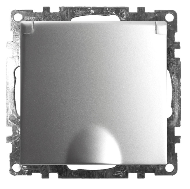 Розетка 1-местная с/з с защитной шторкой Stekker Катрин 39580 Розетка 1-местная с/з с защитной шторкой Stekker Катрин 39580